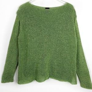 Eileen Fisher knitted sweater linen blend